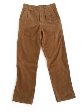 Saxony vintage 90s suede pants
